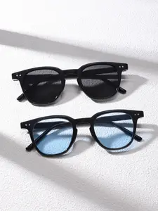 Men's Retro Casual Sunglasses Set, Lightweight Durable Design, Trendy Fashion Accessory for Outdoor Activities & Daily Wear