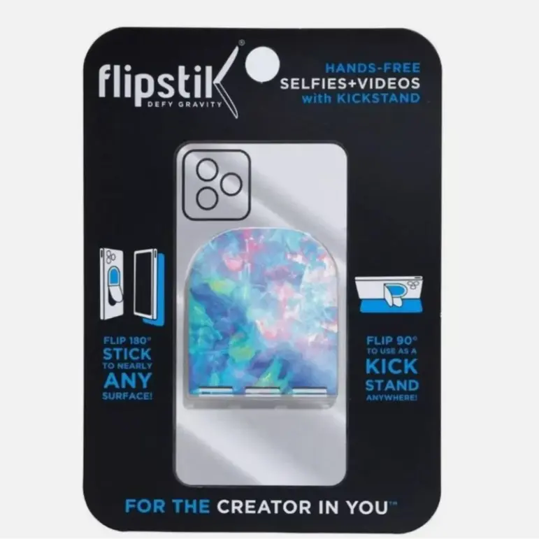 Flipstik Defy Gravity Cell Phone Stick And Kick Stand Opal