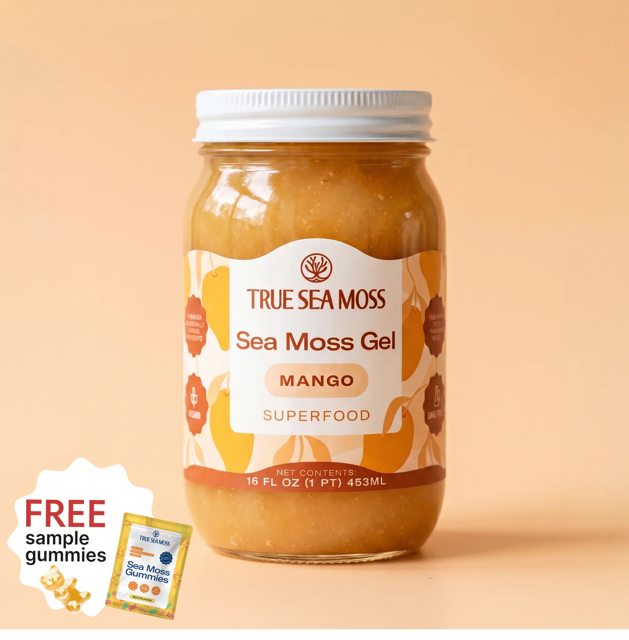 True Sea Moss Mango Irish Sea Moss Gel – Rich in Essential Minerals & Vitamins – supports overall vitality True Sea Moss Mango Irish Sea Moss Gel – Rich in Essential Minerals & Vitamins – supports overall vitality