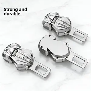 Thickened Seatbelt Buckle Lock Tongue Car Safety Belt Clip Plate, Vehicle Interior Fastener, Car Seat Extender Connector Card Accessory