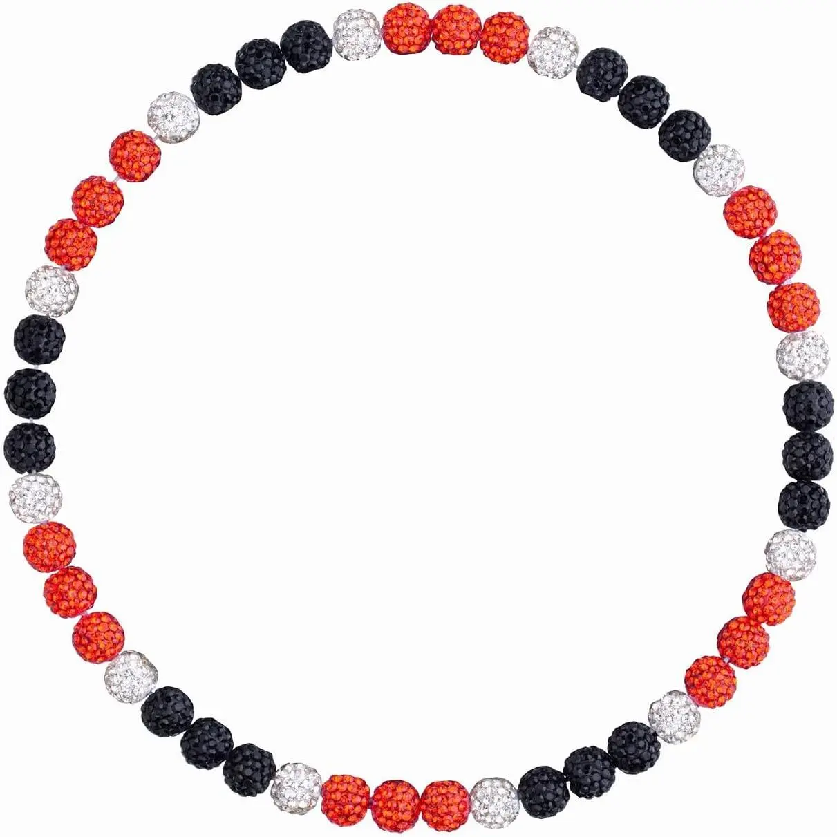 Baseball Necklace Beaded for Men, Bling Ice 16in/18in/20in Shiny Baseball Gifts Chain Stuff, Rhinestone Inspired Discoball Accessories Drip Necklaces Baseball Gifts for Men Player Team Lovers