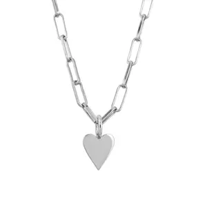 Silver Helena Charm Necklace with Elegant Design and Comfortable Fit