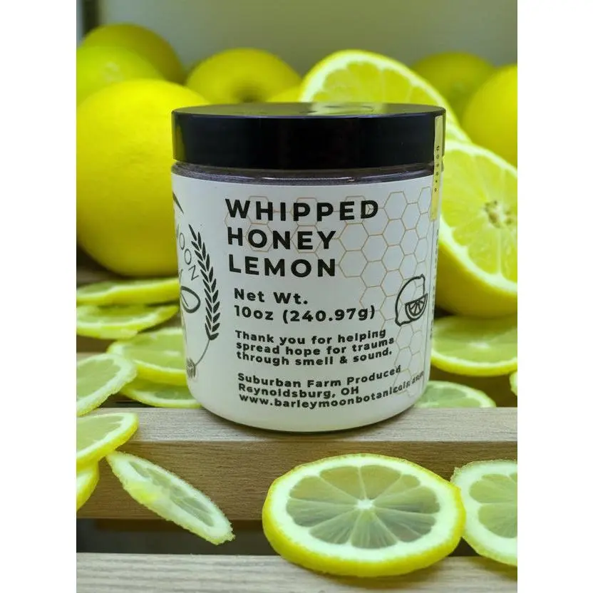 Whipped Honey Lemon - Barley Moon Botanicals - Pure Honey, Natural Ingredients Sweet Syrup