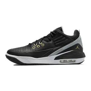 Jordan Max Aura 5 Men's Low-Top Retro Basketball Shoes in Black - Comfortable and Minimalist Design Trending Shoes, House White Official Shoes to Get / Maison Mihara