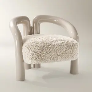 Z Gallerie Nia Lacquer Accent Chair - Turtle Dove