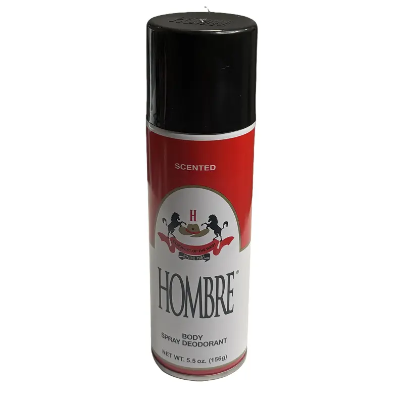 Hombre Spray 5.5 oz Deodorant Protection - Fresh Long-Lasting Masculine Scent for Daily Use & Special Occasions