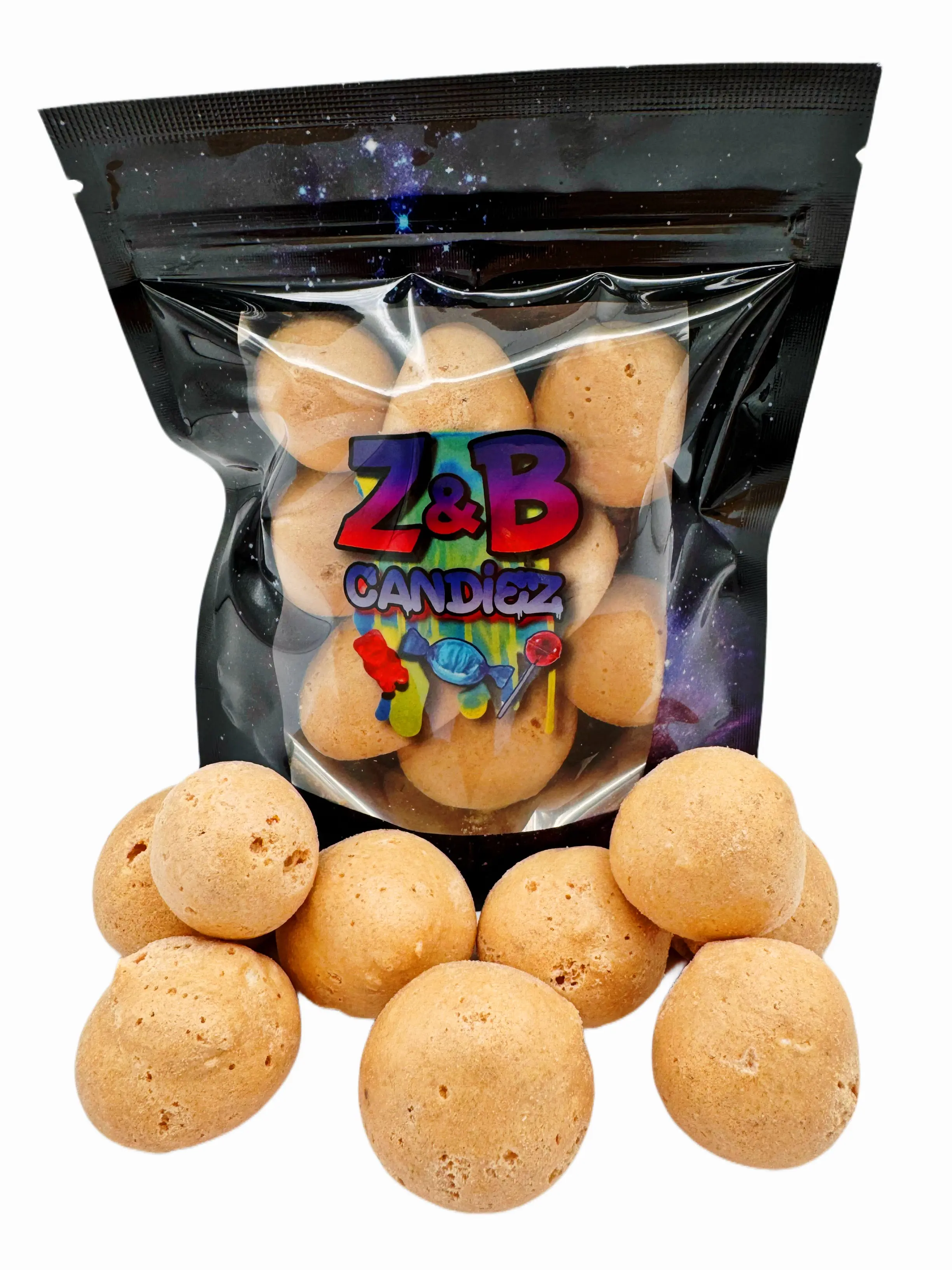 Neptune Honey Bitez Crunchy Spheres with Roasted Almonds - 8 Count Candy Pack