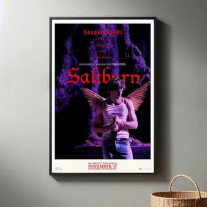Saltburn Movie Poster | High Quality Canvas Print I 2024 Movie Poster | Modern Room Decorative Arts | Popular Film Gift
