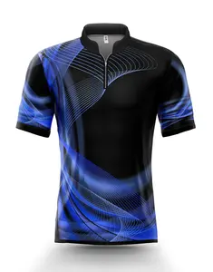 *FREE Custom Name & Logo* Blue Thunder Bowling Jersey Shirts S-5XL