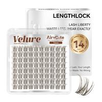 Dark Brown Velure One-Length-14mm