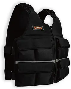 Adjustable Weighted Vest with Shoulder Pads-Adjustable Size-5/10/15/20/30/40/50lbs Body Weight Vest for Men & Women