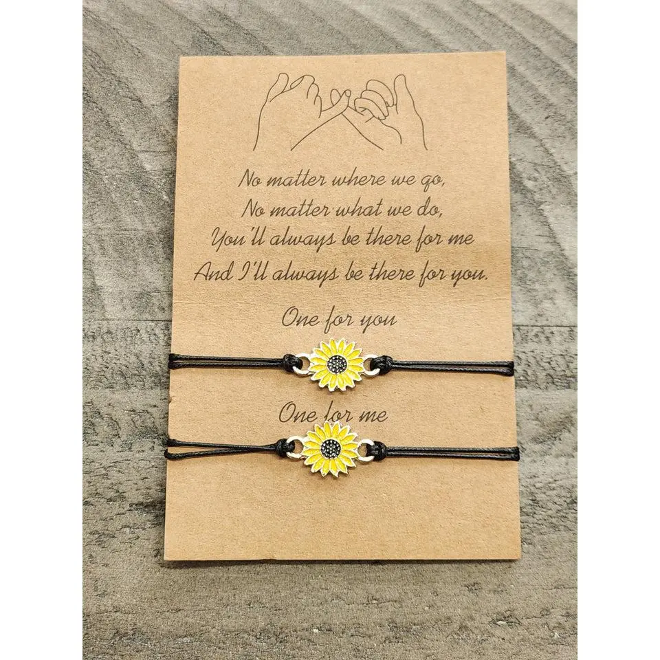 Sunflower Friendship Bracelets