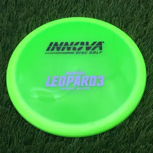 Innova Champion Leopard3 with Burst Logo Stock Stamp - 150.8g - Lime Green
