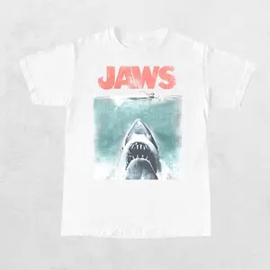 Jaws Fade Adult T-Shirt