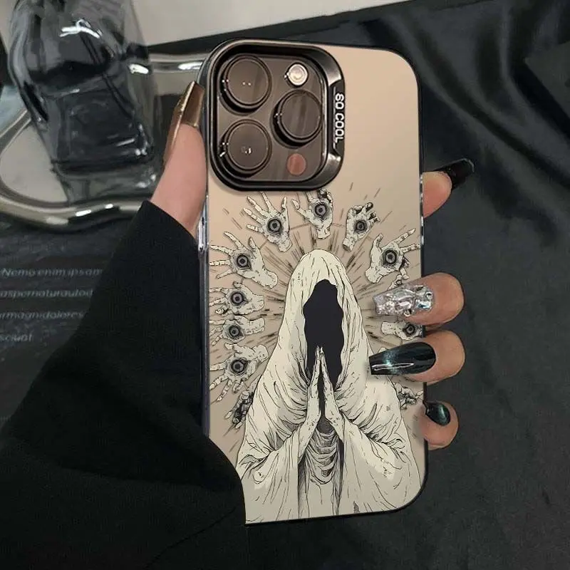 A Phone Case Featuring a Terrifying Faceless Demon Hand Design, Compatible with iPhone 17 16 15 A Phone Case Featuring a Terrifying Faceless Demon Hand Design, Compatible with iPhone 17 16 15