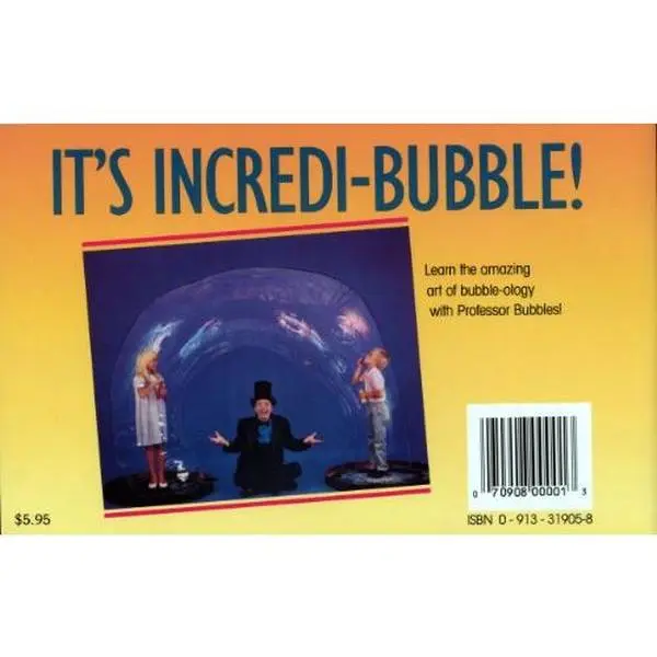 USED Book - Professor Bubbles Official Bubble Handbook by Richard Faverty (Paperback) - english