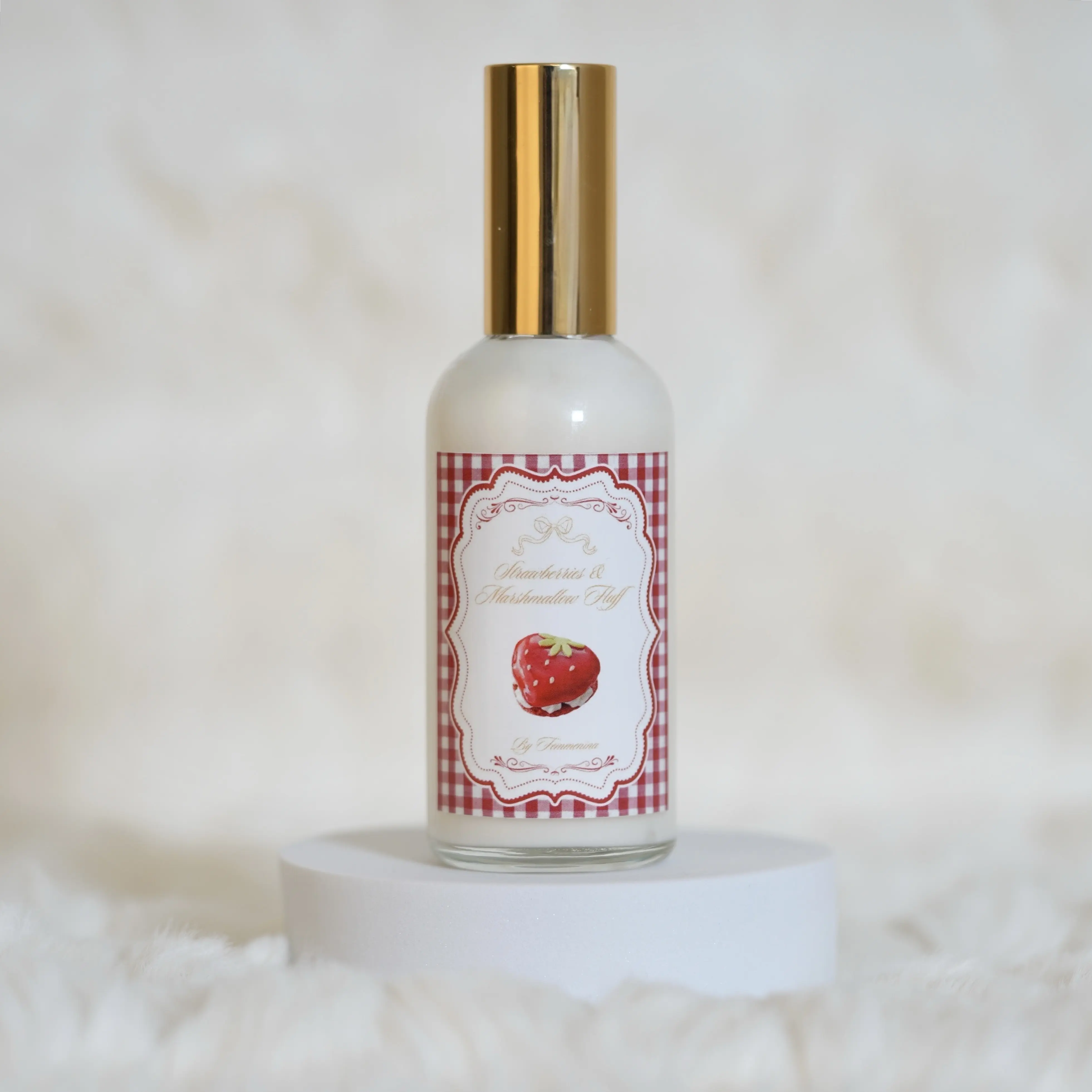 Femmenina Strawberries & Marshmallow Fluff Hair Mist - Concentrated Formula with Strawberries & Marshmallow Fluff - Vegan, Alcohol-Free, Paraben-Free, 100ml