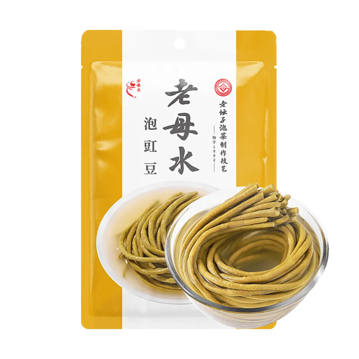 Old Jar Spicy Pickled Long Beans 400g - Sichuan Style Fermented Vegetables