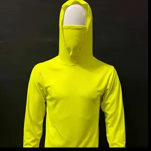 2 Pack or 4 Pack Hoodie face mask 100% polyester material fits to size quick dry good for UV sun protection comes with facemask