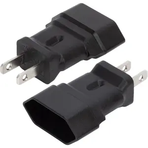 2Pack EU to  Plug Adapter,   to  Plug Adaptor, European to  Plug Adapter, 220V to 110V Plug Pin Converter, Travel Adapters European to , , Mexico, Type A,
