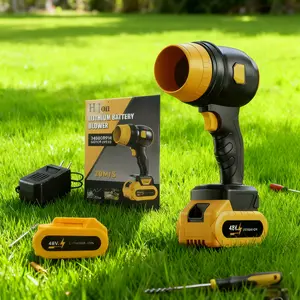 Lithium Battery Blower 72km/h Wind Speed for Fast Leaf & Dust Removal Ideal for Outdoor Gardens Patios Efficient Cleaning