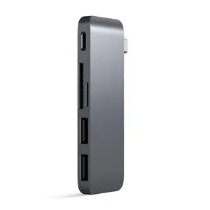 Satechi USB C Hub Adapter 5 in 1, USB C Dongle with 3 USB-A Data Ports, Micro/SD Card Readers, USBC Hub MacBook Pro/Air M1 M2 M3 M5, Dell, HP, Surface, Lenovo