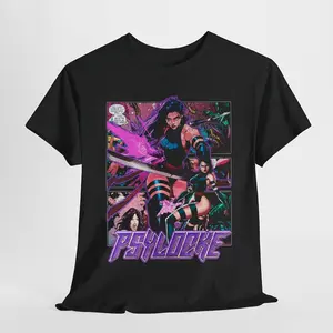 PSYLOCKE VINTAGE UNISEX COTTON FOR MENS T-SHIRT - AN21