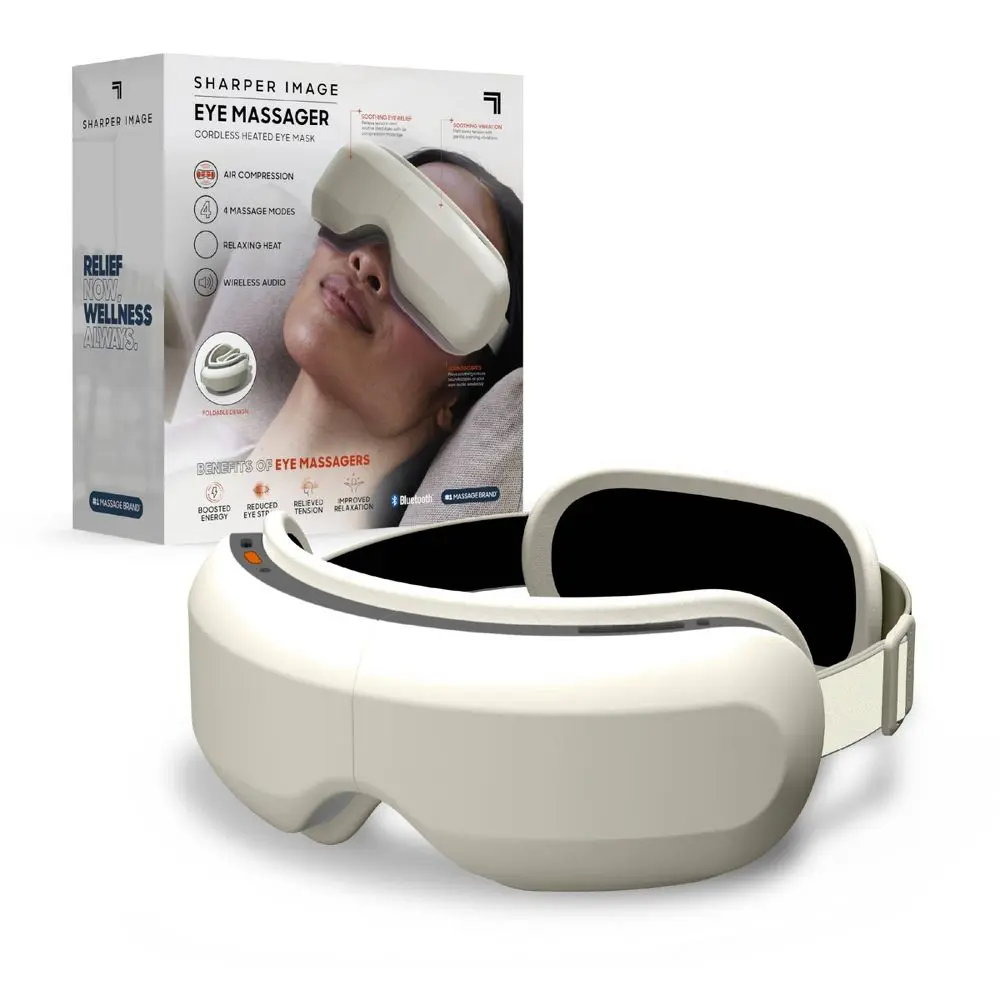 Sharper Image Eye Massager and Cordless Heated Eye Mask Sharper Image Eye Massager and Cordless Heated Eye Mask