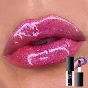 Colorful Temperature Change Hydrating Lip Balm, Moisturizing Lipstick, Long Lasting Glossy Lip Gloss, Lip Care Makeup, Brand, One-Size, Shelf Life 36 Months