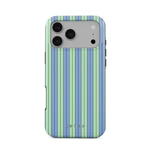 BURGA Sailaway iPhone Case for iPhone 11–17 Pro Max Plus Air – Retro Cloud Aesthetic Phone Case, Cute Airy Sky Design, Shockproof Protective Cover, MagSafe & Wireless Charging Compatible Gift for Her