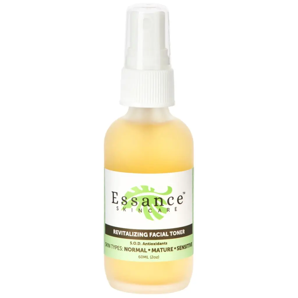 Essance Skincare Revitalizing Facial Toner for Dry Skin - Hydrating Formula with Rose & Neroli - S.O.D. Antioxidants - 60ml