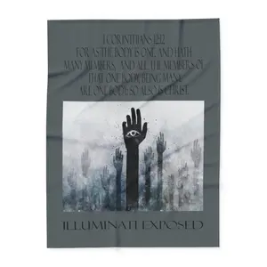 Illuminati Exposed 1 Corinthians 12:12 Arctic Fleece Blanket