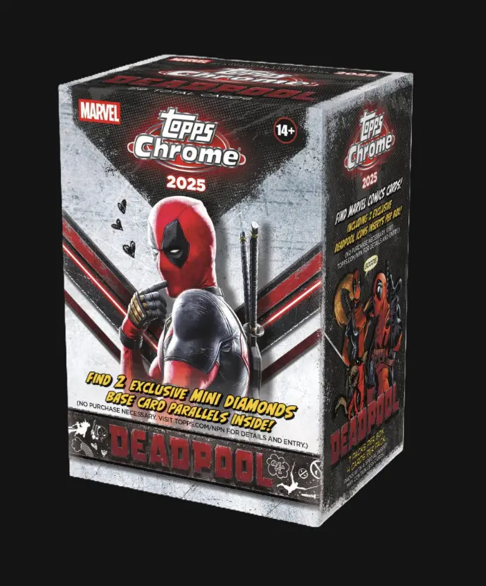 2025 Topps Deadpool Chrome Blaster Box 2025 Topps Deadpool Chrome Blaster Box