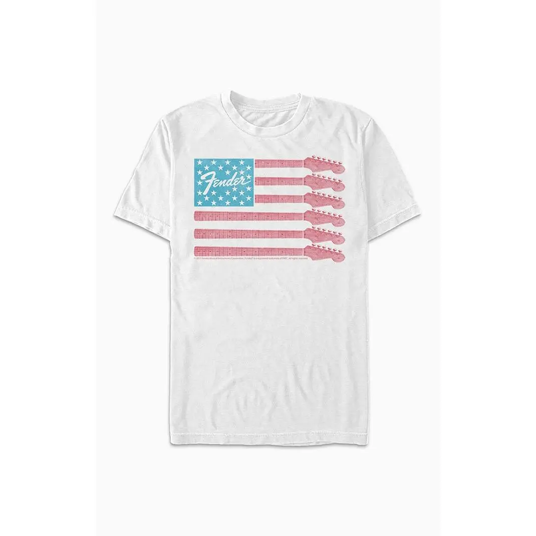 PacSun Women's Fender American Flag T-Shirt PacSun Women's Fender American Flag T-Shirt