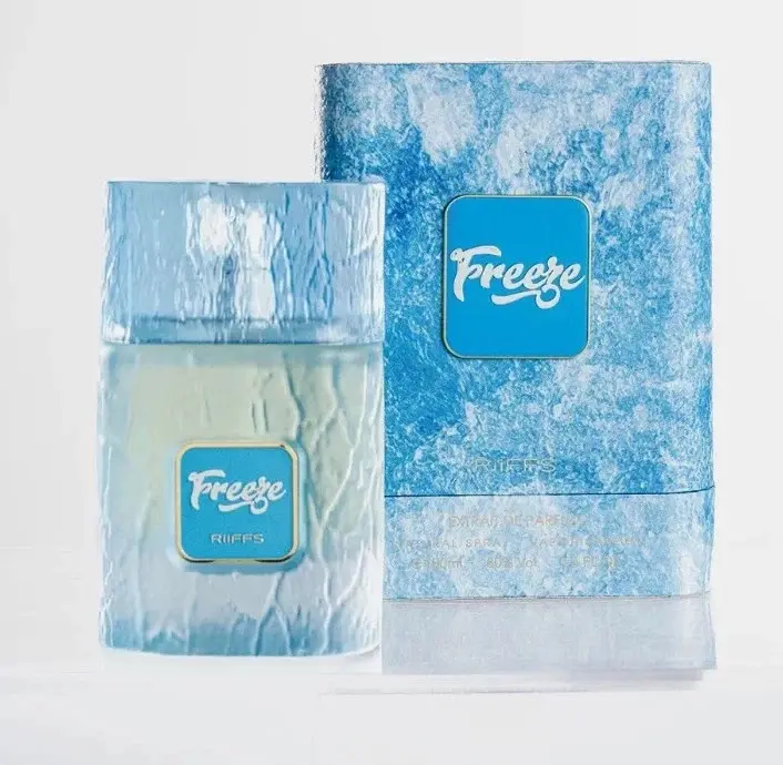 Riiffs Freeze Extrait de Parfum, 100ml-3.4oz Citrus Aromatic Longlasting Pre-Packed Packaged Unisex Fragrance