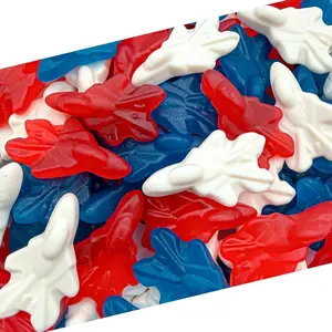 Red White and Blue Candy | 1 Pound Bag | Patriotic Candy | Gummy Planes | 4th of July Gummies | Memorial Day & Themed Party Favors | Assorted Berry Flavors