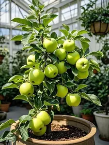 50 PCS Green Apple Seeds – Apple Tree Seeds for Home Growing, Gardens & Planters – Ideal for Patient Gardeners – Seeds Only, Not Plants