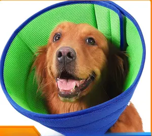 Soft Clear Pet Recovery Cone, Anti-Lick Elizabethan Collar for Cats & Dogs, Multifunctional Flea-Combining Cone That Prevents Licking, Anti-Lick Cone