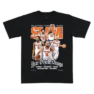Jalen Brunson Cover T Shirt Vintage Basketball Graphic Tee Freeze Frame Clutch Shot Design Star Fan Gift High Quality Cotton Streetwear Tee Unisex Oversized Game Day Outfit Knicks Basketball Fan Apparel Trendy Sports Merch Collector Shirt