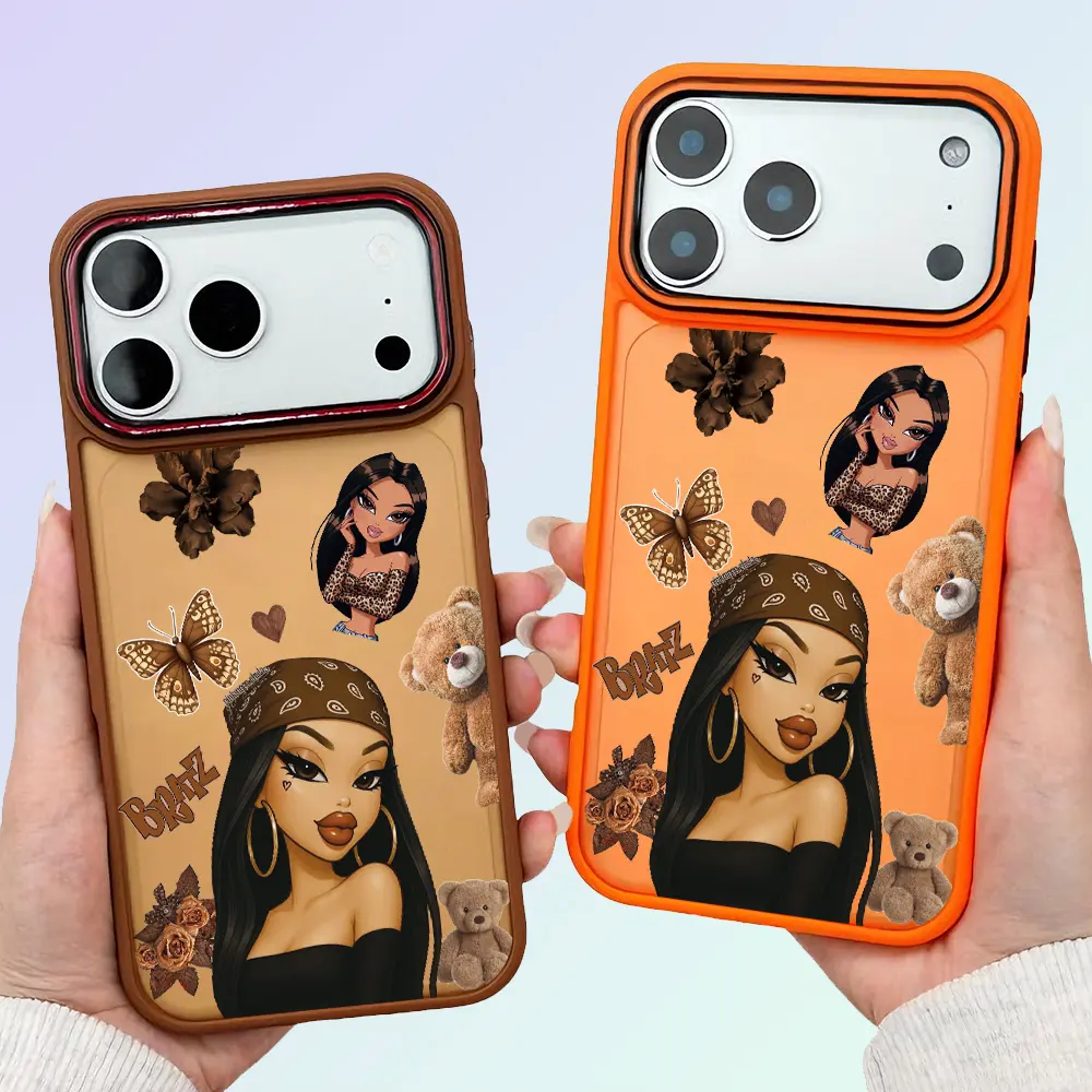 Bratz iPhone 17, Pro Maxケース Cute Bratz Girls Pattern Phone Case for iPhone 17 Pro Max 17Air 16