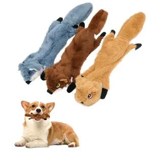 Pet Cat and Dog Interactive Plush Toys, Scratch-Resistant and Chew-Proof with Sound Design