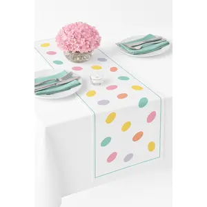 Pastel Easter Egg Table Runner