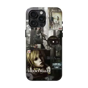 Retro Sile@nt H@ill Phone Case, Fog Town Aesthetic, Inspired by Classic PS2 Game, Compatible with iPhone 11 to 16, SE, X, Samsung S21–S25, Horror Fan Merch