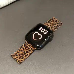 Leopard Print iWatch Band Cheetah Print Milanese Premium Magnetic Compatible with Apple Watch Series 11 Apple Watch Band S10 iWatch 9 outdoorfun