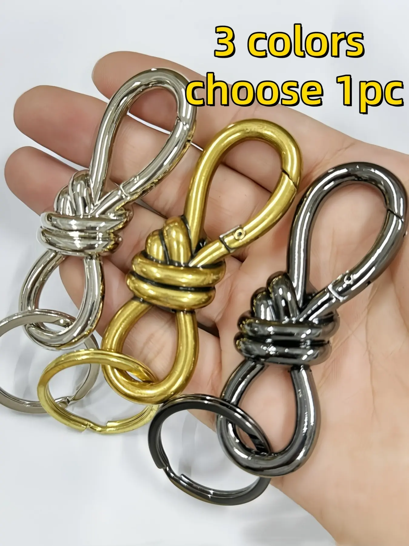 Minimalist Temperament Rope Design Keychain, Fashionable Keychain for Women & Men, Trendy All-match Keychain for Birthday Gift