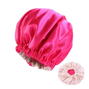 Satin Bonnet Silk Bonnet Hair Bonnet for Sleeping-Slouchy Beanie Hat Satin Sleep Cap for Women's Natural & Curly Hair