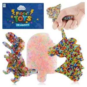 Skin Picking Fidget Toy - 3Pcs Silicone Picking Pad with Dinosaur, Unicorn & Ice Cream Designs for Skin Picking, ADHD & OCD - Creative 3 Designs