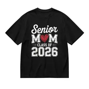 Family Pride Streetwear Shirt, "Class of 2026 Mom" Celebration Design