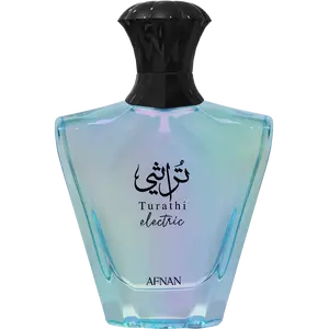 Afnan Turathi Electric Eau de Parfum – Bright Citrus Unisex Fragrance, 90ml (3.0 oz)