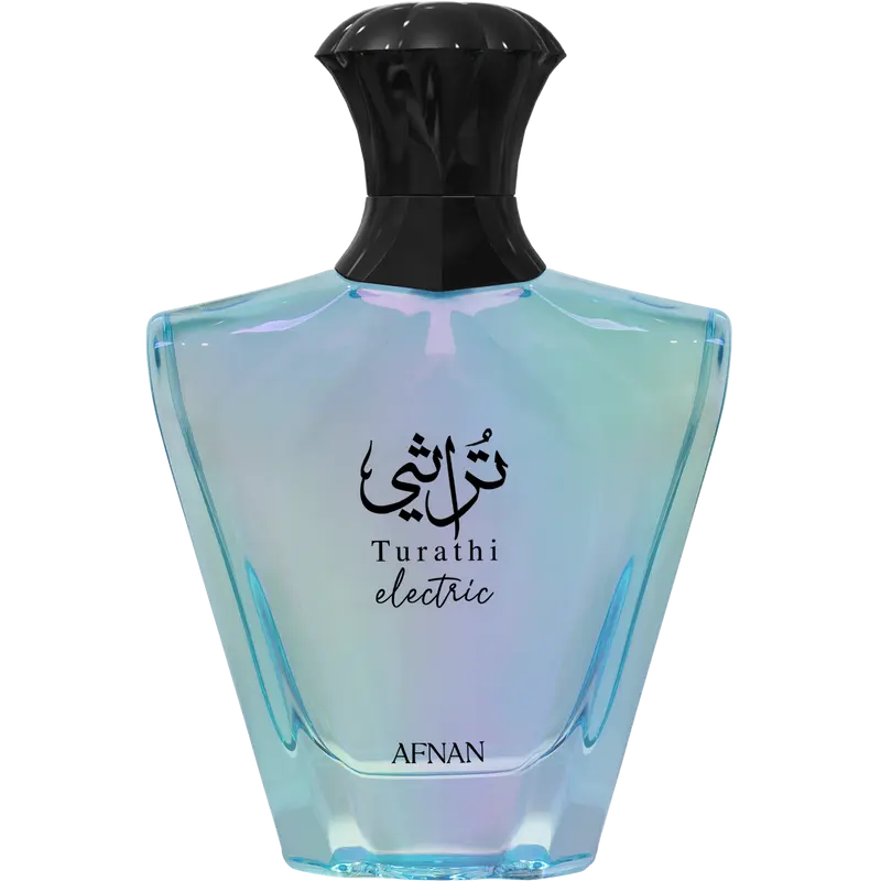 Afnan Turathi Electric Eau de Parfum – Bright Citrus Unisex Fragrance, 90ml (3.0 oz)